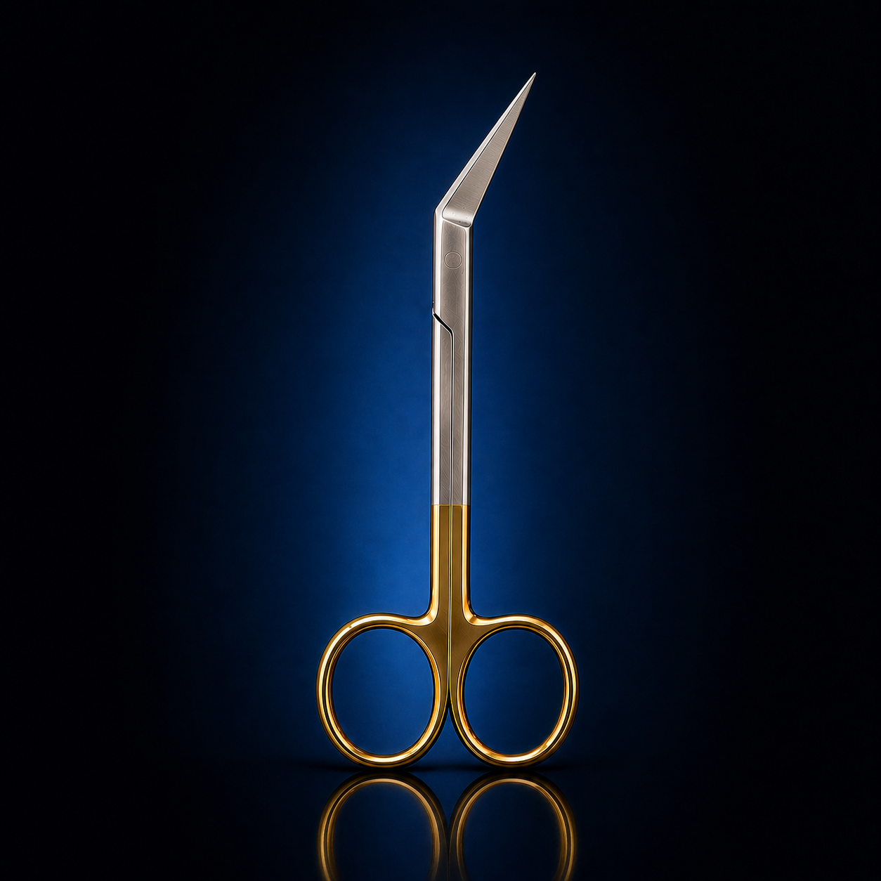 Angled Iris Scissors 4.5” TC
